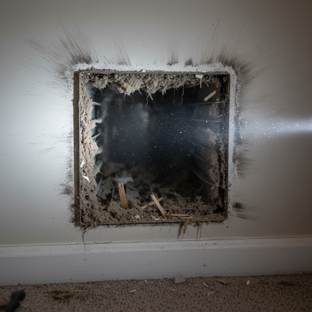 Contaminated vents