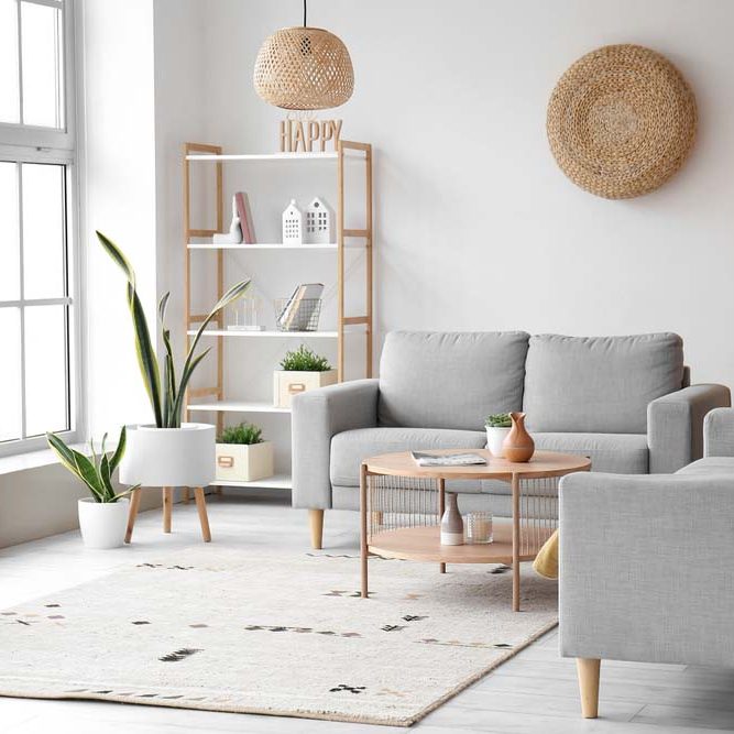 “airy” indoor setting
