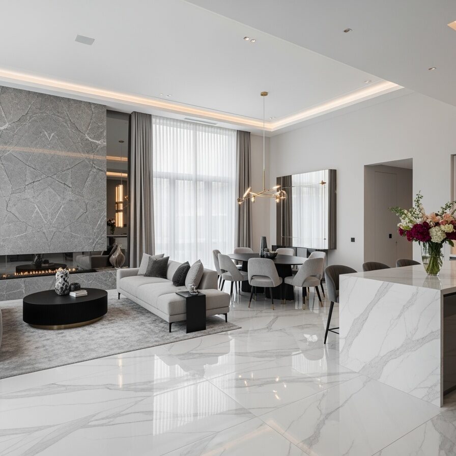 spacious home interior